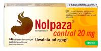 NOLPAZA Control 20mg pantoprazol zgaga 14 tabletek