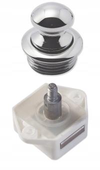 Замок шкафа мебели нажимной кнопочный-замок хром для шкафов для яхты RV