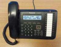 Telefon systemowy IP KX-NT543-B Panasonic w czarnym kolorze