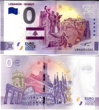 Banknot 0-euro-Liban 2022-1 Lebanon-Beirut