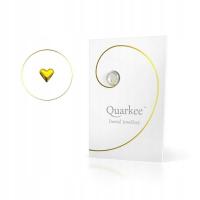 Quarkee ювелирные изделия зубного камня золотое сердце маленькое 22k