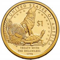 1$ Indianka 2013 D Native American Sacagawea