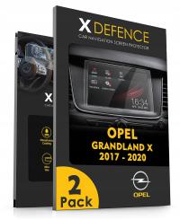 2в1 навигационное защитное стекло для экрана для OPEL GRANDLAND X 2017-2020