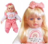 Детская кукла как живая большая 56см интерактивная кукла говорит поет 2языки учит