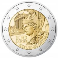 2 Euro 2018 - Austria ( 100 lat Republiki)