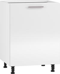VENTO D - 60/82 кухонный шкаф Нижний напольный белый глянец