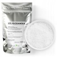 Клодавская соль 1 кг неочищенная белая каменная мелкозернистая