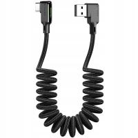 Kabel McDodo USB - USB typ C 1,8 m czarny