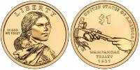 1 dolar (2011) Indianka USA Native American Sacagawea Dollar Mennica Denver