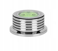 DOCISK GRAMOFONOWY STABILIZATOR PŁYTY WINYLOWEJ DO GRAMOFONU LP 50HZ SREBRN