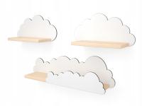 КОМПЛЕКТ 3X ПОЛКА ОБЛАКО ПОЛКИ ОБЛАКА