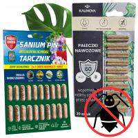 Инсектицидные палочки 2в1 набор Sanium Pin X20 удобрение для Земли x20