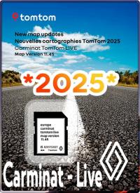 Карта для навигации TomTom Renault Carminat Live Europa SD