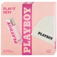 Playboy Play It Sexy woda toaletowa 40 ml + czapka, zestaw upominkowy z DE