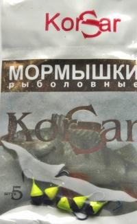 Мормыши Корсар набор из 5 штук. CSR6