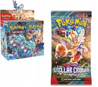 Oryginalne Karty POKEMON TCG Scarlet Violet STELLAR CROWN Booster Pack