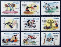 Grenada 1984 Znaczki 1242-0II** sport igrzyska olimpijskie Olimpiada Disney