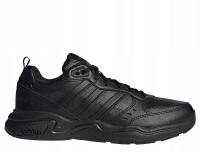 Мужская спортивная обувь прогулочная обувь черная кожа Adidas STRUTTER EG2656 43 1/3