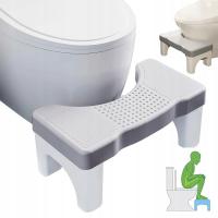 PODNÓŻEK TOALETOWY PODEST ŁAZIENKOWY STOŁEK TABORET BIAŁY SCHODEK DO TOALET