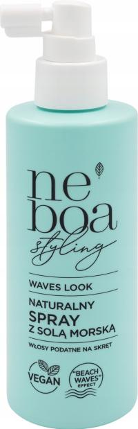 NEBOA Spray z solą morską do włosów Waves Look 175ml wydobycie skrętu