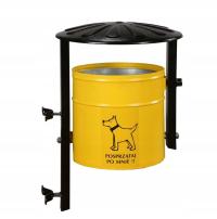Корзина для собачьих экскрементов уличный парк 20л