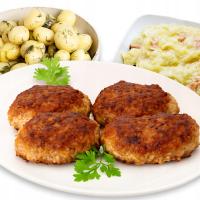 x4 KOTLET MIELONY z Dzika dziczyzna panierowany mielone w domowej panierce