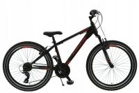 Rower 24'' Kands Lorenzo komunia czarno-czerwony 2023
