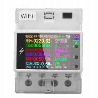 ENERGII WATOMIERZ WOLTOMIERZ MONITOR PRĄDU LCD DIN 100A AC 85-265V