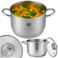 Индукционный газовый горшок из нержавеющей стали 6л 26см с крышкой твердые горшки