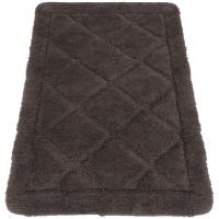 Коврик для ванной комнаты мягкий абсорбирующий нескользящий моющийся 40x60 см коричневый