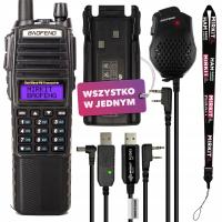 Zestaw Radio Baofeng UV-82 MK5, 8 W + Akumulator 3800 mAh i inne akcesoria