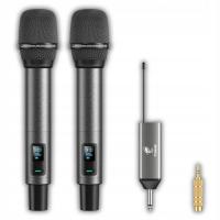 Tonor TW-520 2 x bezprzewodowy mikrofon kardioidalny + odbiornik PRO-UHF