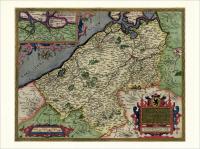 Фландрия карта 30X40cm с 1592r. M299
