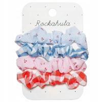 Rockahula Kids: gumki scrunchie do włosów Cherry Gingham