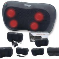 Массажная подушка массажер шиацу инфракрасные массажные узлы 2 режима VENGA