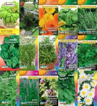 NASIONA Kolekcja nasion ZIOŁA i PRZYPRAWY – 15 najpopularniejszych gatunków