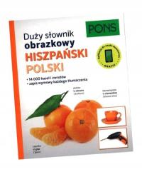 DUŻY SŁOWNIK OBRAZKOWY HISZPAŃSKI PONS PRACA ZBIOROWA