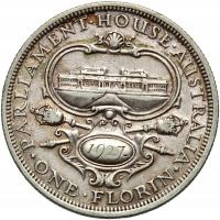 #B11# Australia, Jerzy V, floren 1927, Parlament