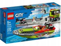 LEGO City 60254 - Transporter łodzi wyścigowej