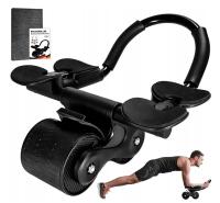 KÓŁKO DO ĆWICZEŃ MIĘŚNI BRZUCHA TRENINGU AB WHEEL Z MATĄ ANTYPOŚLIZGOWĄ