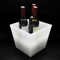 10L trapezowa chłodziarka do lodu LED Wiadro Party Bar Piwo Wino 7-kolorowa Zmiana