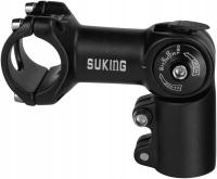 MOSTEK ROWEROWY WSPORNIK PRZEDŁUŻKA KIEROWNICY REGULOWANY 25,4