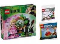 KLOCKI LEGO Wicked 75682 Figurki Elphaby i Glindy + DWA ŚWIĄTECZNE ZESTAW