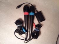 Оригинальные микрофоны SingStar комплект-PS2