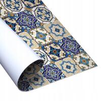 ПВХ линолеум гумолит красочные геометрические плитки