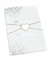 Позолоченные свадебные приглашения C6 злотый шнурок