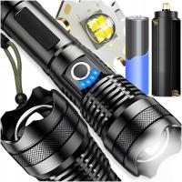МОЩНЫЙ ТАКТИЧЕСКИЙ СВЕТОДИОДНЫЙ ФОНАРИК ПЕРЕЗАРЯЖАЕМЫЙ XHP90 ZOOM ДЛЯ ВЫЖИВАНИЯ ВОЕННЫЙ