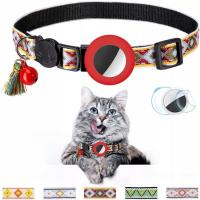 Pe Tassel Collar for Airtag Tracker Red