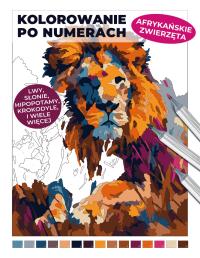 Kolorowanie po numerach: Afrykańskie zwierzęta | Lwy, słonie, hipopotamy