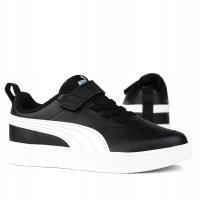 Puma спортивная обувь из искусственной кожи черный